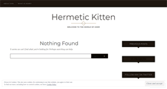 Desktop Screenshot of hermetickitten.com